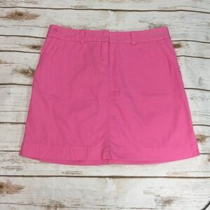 Lilly Pulitzer solid pink mini skirt size 6
